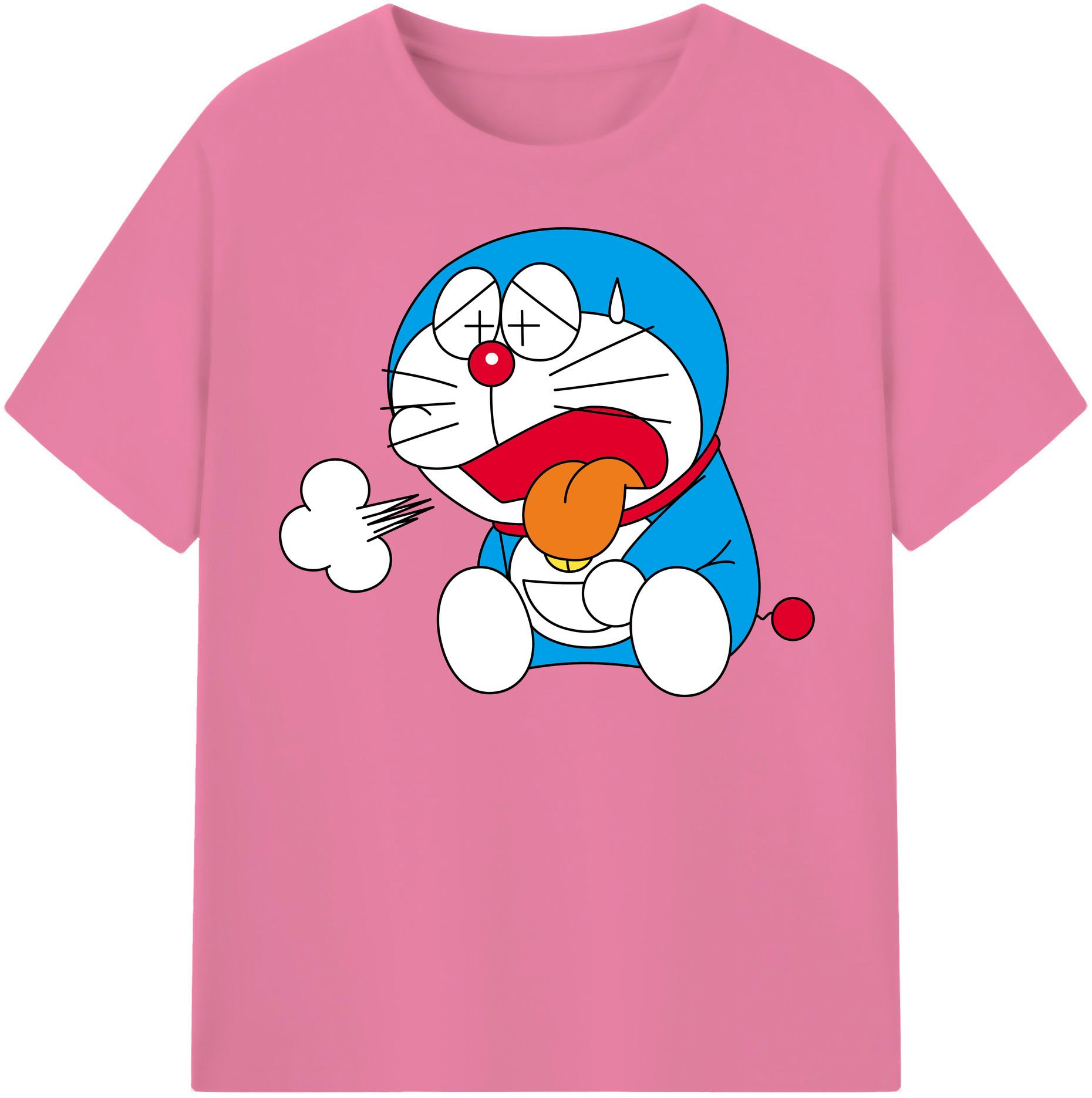 （画像用） ドラえもん Doraemon 綿100％半袖Tシャツ（フロントプリント）